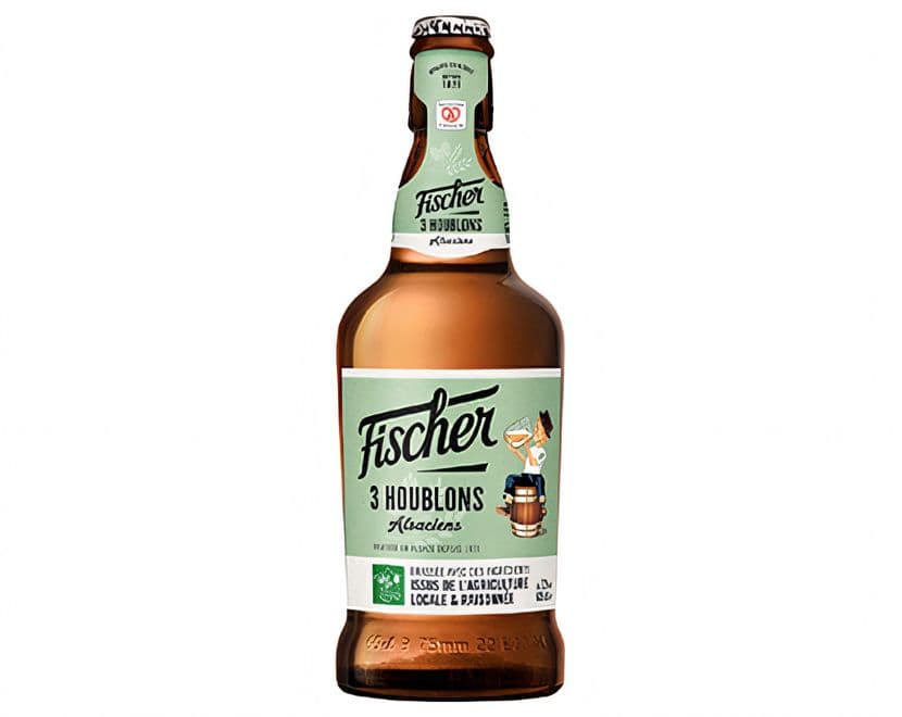 fischer_3houblons Bière Fischer 3 houblons